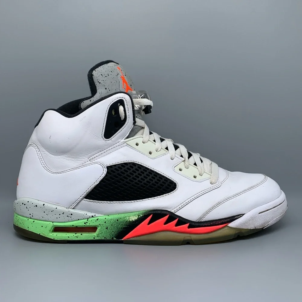 Air‎ Jordan 5 Retro Poison Green Shoes Men’s Sz 13